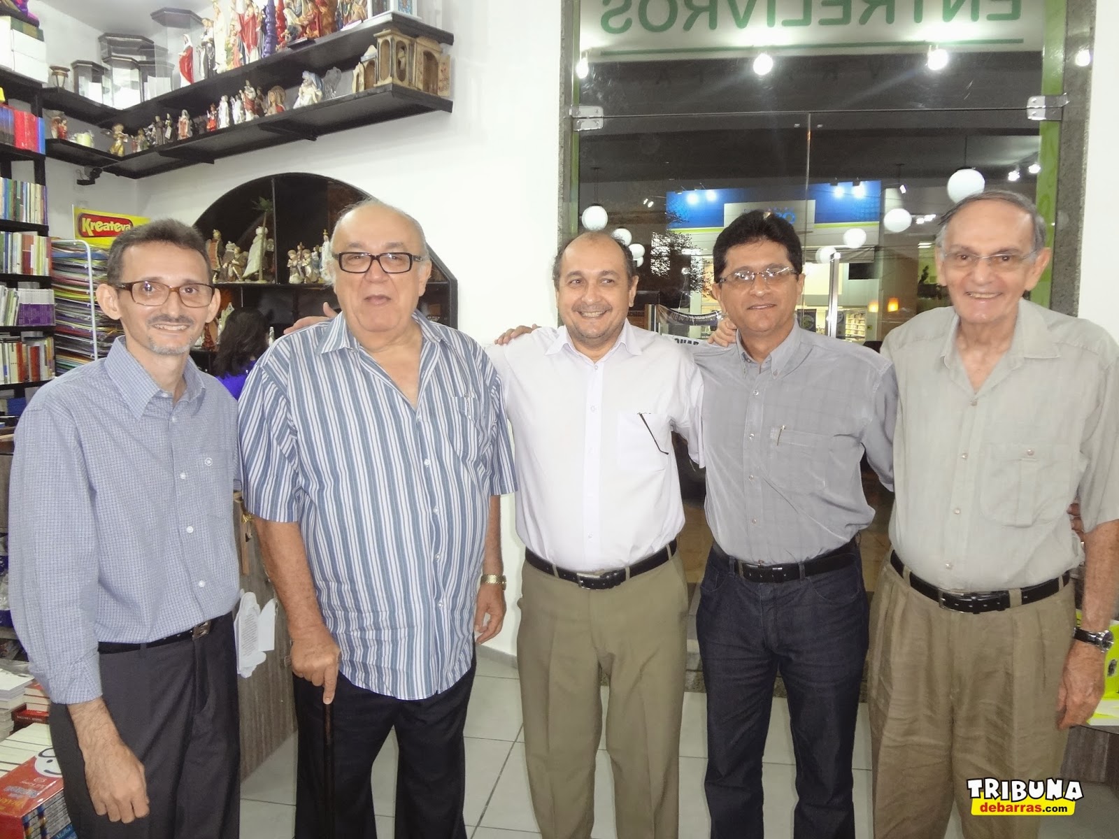 Dílson Lages, Homero, Elmar, Reinaldo Torres e Antenor Rego