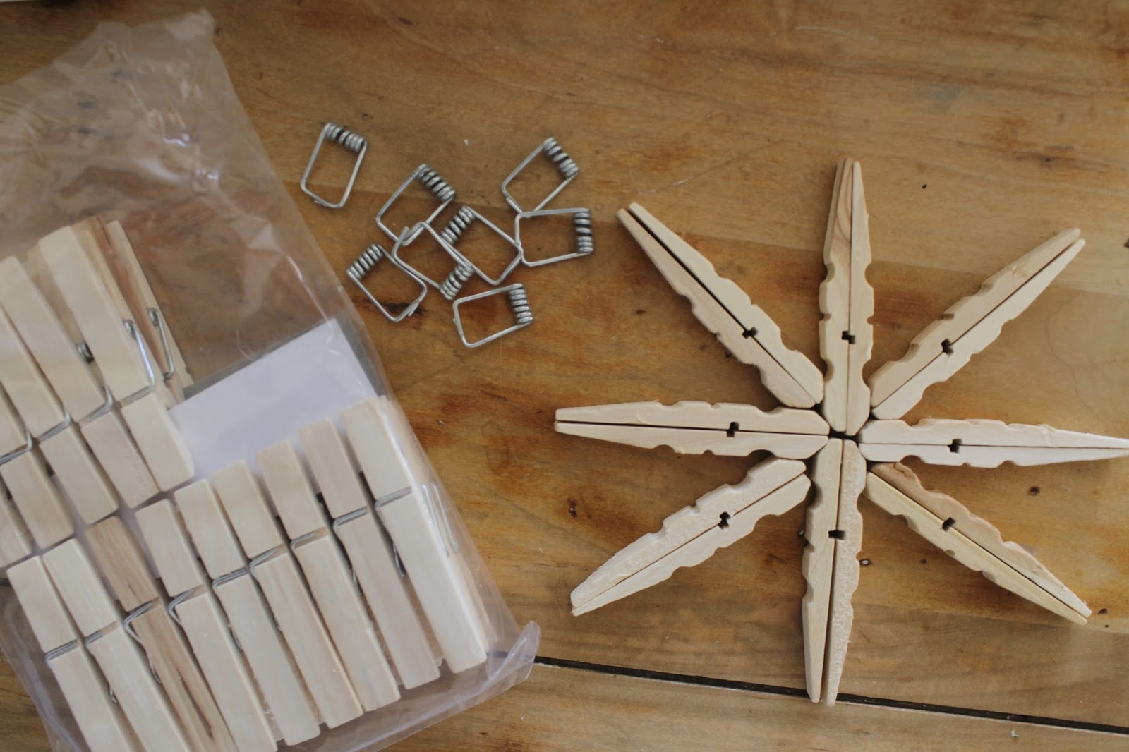 Clothespin Arrow Christmas tree Ornaments The Wicker House