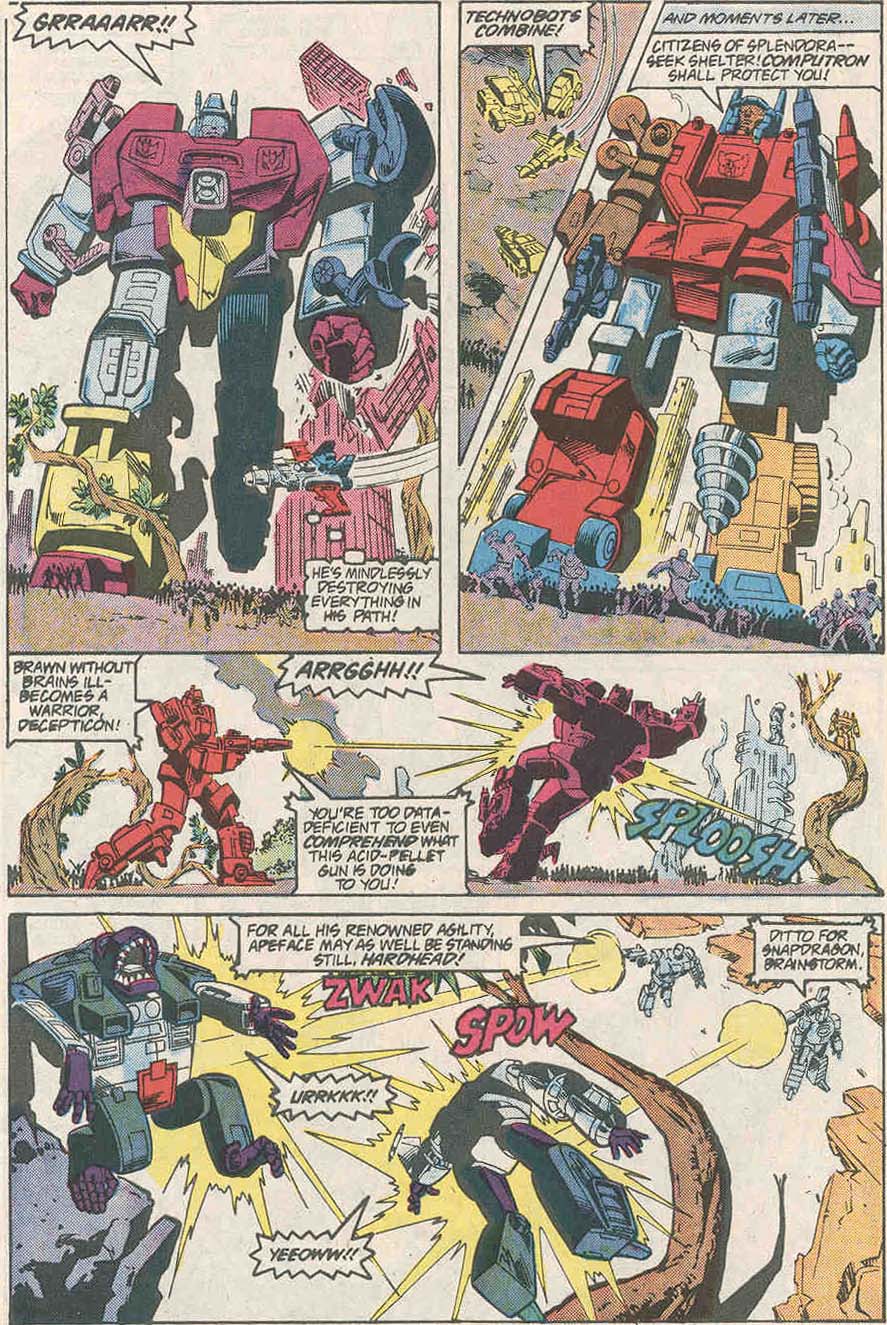 Read online The Transformers Headmasters comic Issue 3