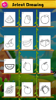 Fruits Coloring Book & Drawing Book Apk - Free Download Android Game