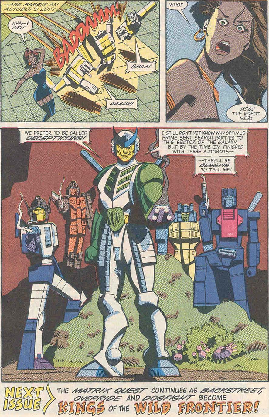 Read online The Transformers (1984) comic -  Issue #62 - 19