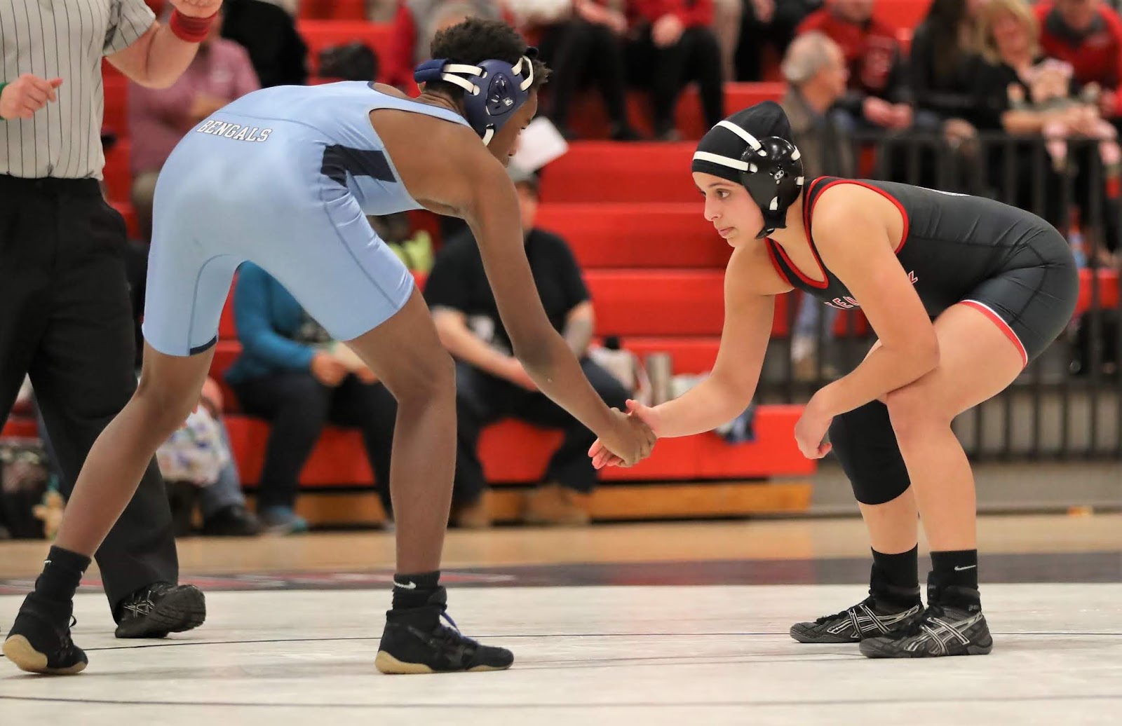 Men Wrestling Women: she pinned him! awesome display of power!