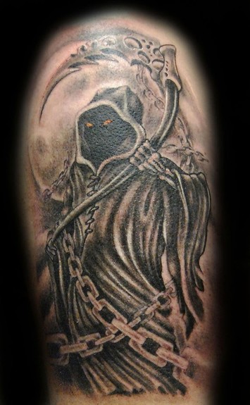 25 Cool Grim Reaper Tattoos Design | Best Tattoo Pictures