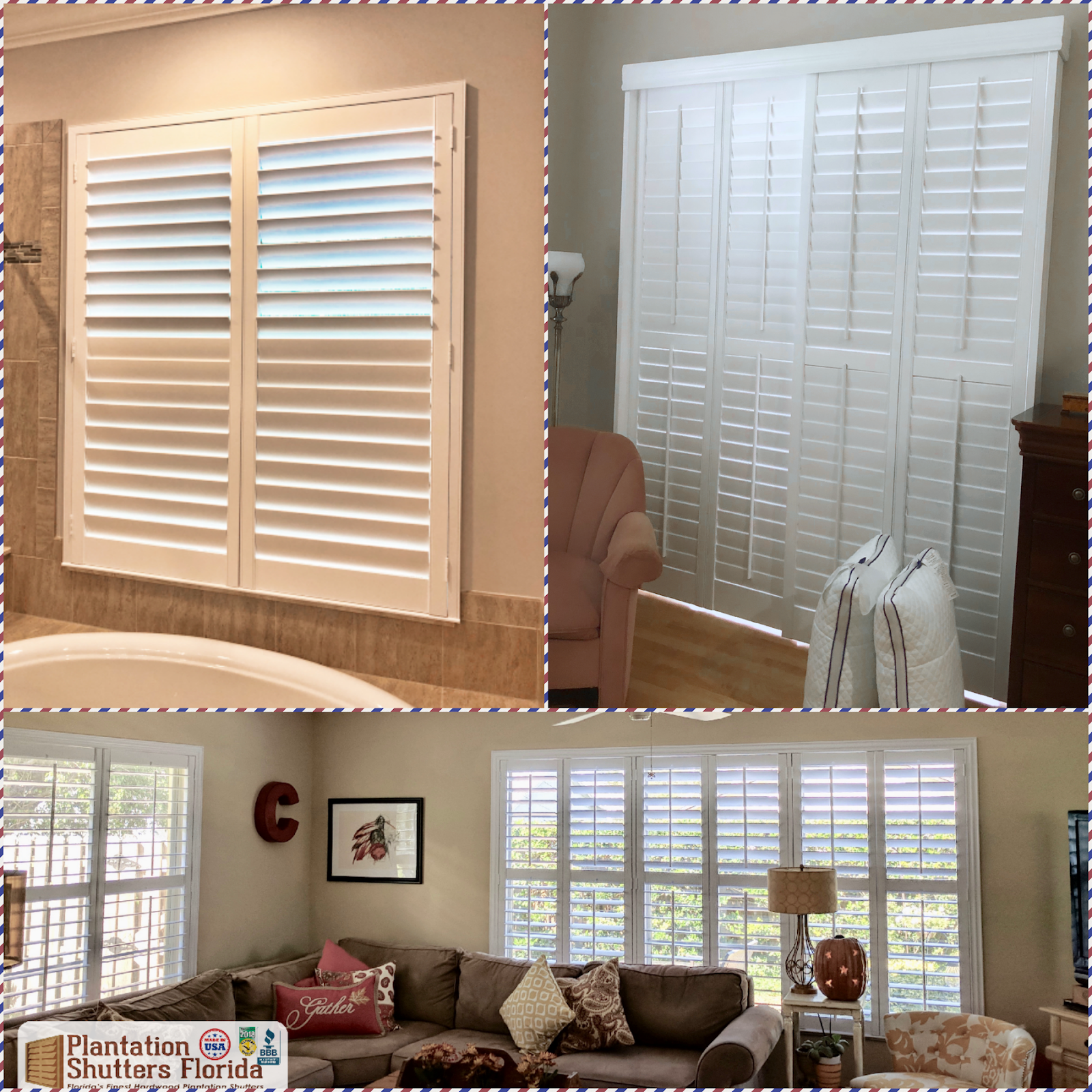 Stuart, FL. Plantation Shutters Largest Manufacturer in All Florida.