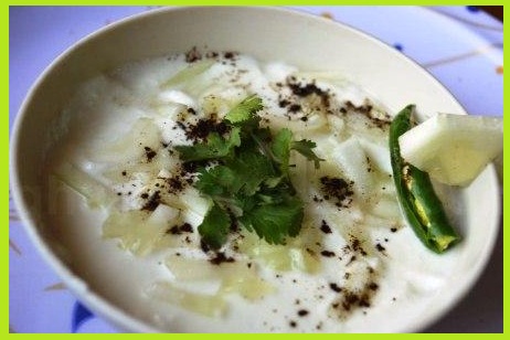 Anar Aloo Raita Recipe in Hindi
