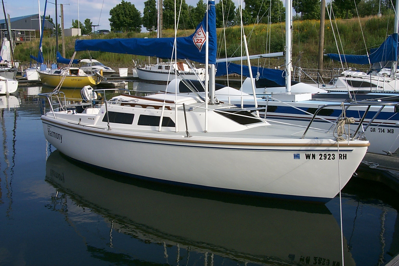 Harmony was purchased new in 1987 from "The Foredeck", known today as  Catalina Direct, back when the Foredeck was the local Sacramento area  Catalina ...
