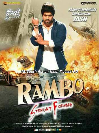 Rambo Straight Forward 2018 ORG Hindi Dubbed 720p HDRip 950MB