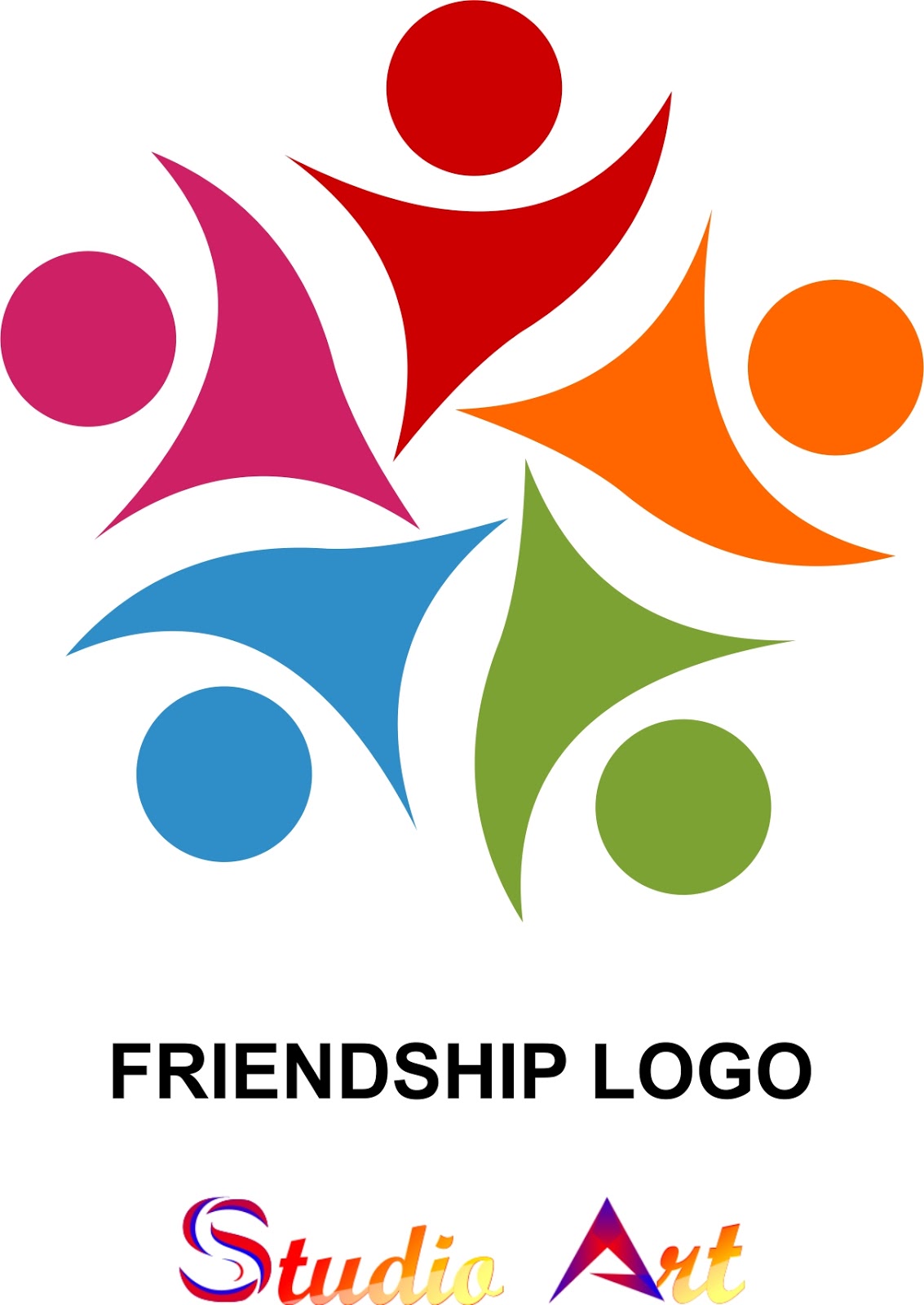  Desain Logo  Persahabatan Studio Art