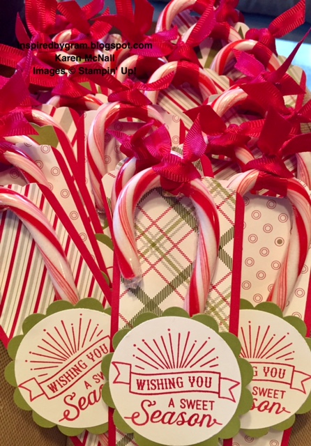 Candy Cane Gifts Using Merry Moments Designer Series Paper ~ Inspired