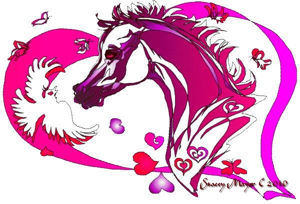 horse valentine clip art - photo #22