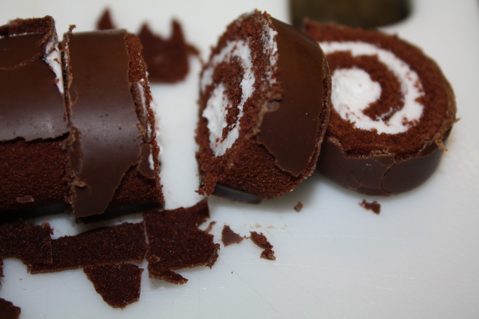 Mel's Sweet Treats Upside Down Swiss Roll Ice Cream Cake