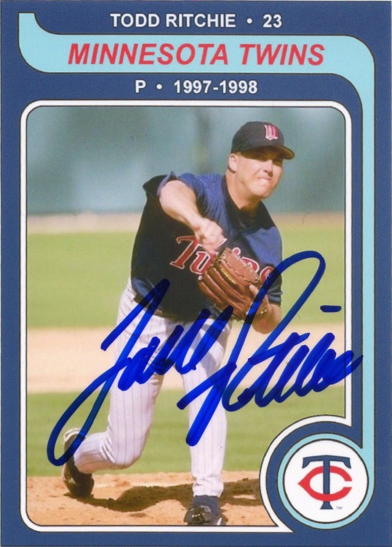 Minnesota Sports Autograph Project: TODD RITCHIE