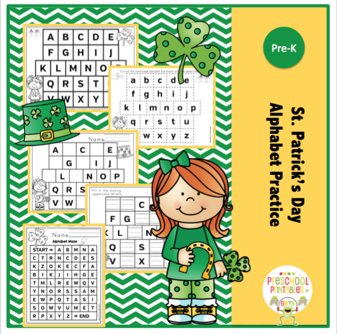 st patrick day alphabet soup