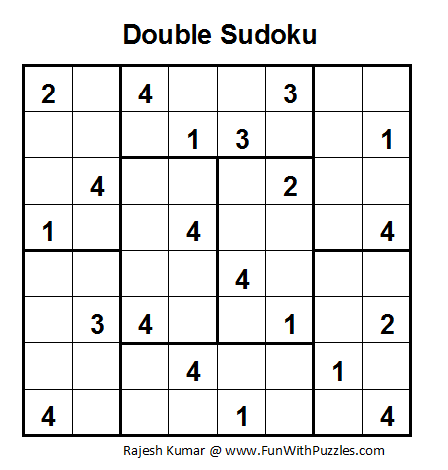 Double Sudoku (Fun With Sudoku #7)