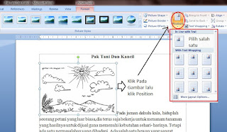 Cara Insert Gambar Pada Microsoft Word 2007