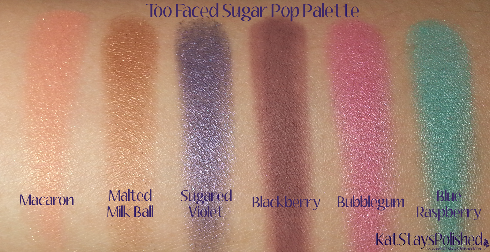 Too Faced Sugar Pop Palette | Kat Stays Polished
