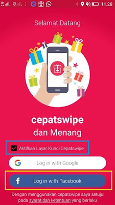 Cara Daftar di Apk CepatSwipe terbaru Juli 2017