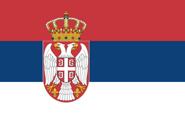Bendera negara Serbia