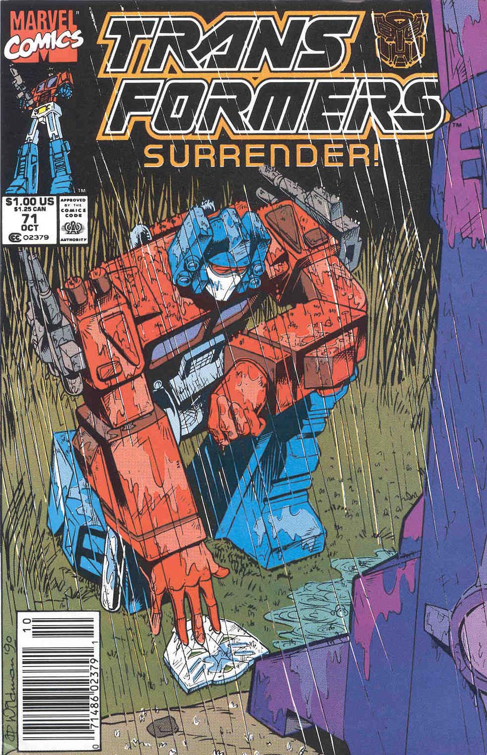 Read online The Transformers (1984) comic -  Issue #71 - 1