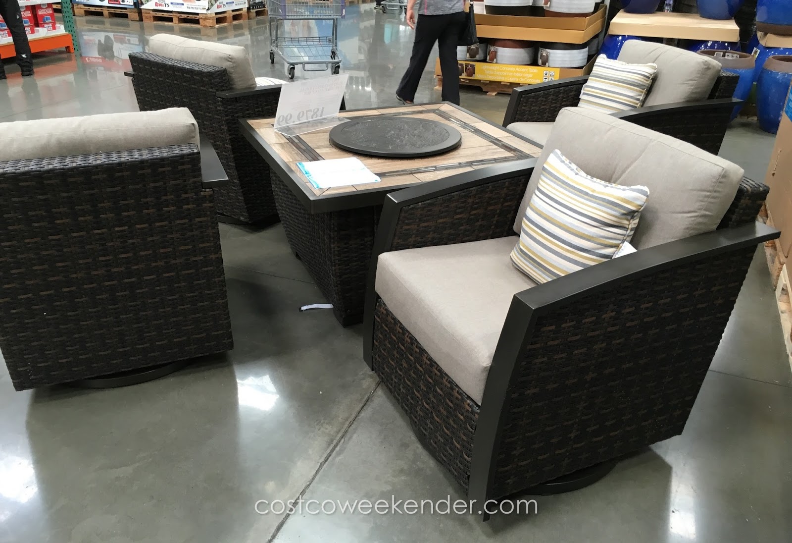 Agio International 5 Piece Woven Fireplace Set Costco - 5 Piece Patio Set Costco Agio International 5 Piece Woven Fireplace Set Costco - 5 Piece Patio Set Costco