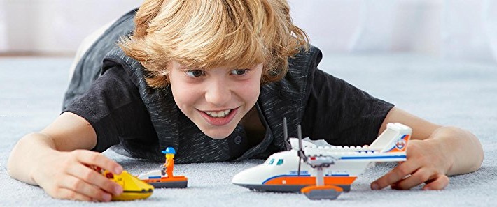 lego city coast guard sea rescue plane