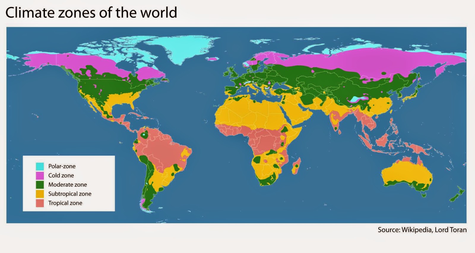 Climate Zones In The World