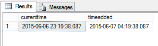 SQL Server Add Hours to Current Date using DateAdd Function