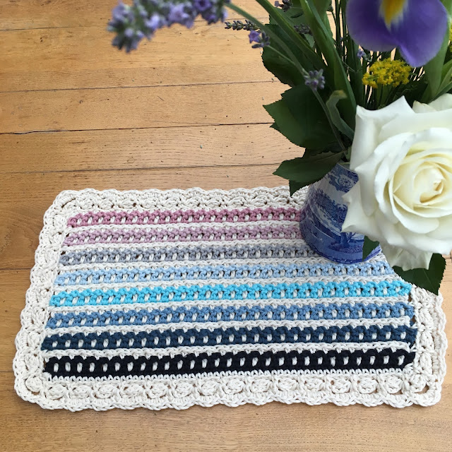 Janus Blanket Crochet Pattern by Susan Carlson of Felted Button