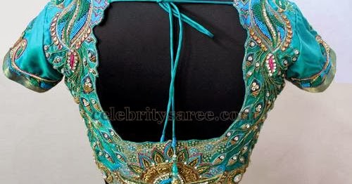 Stones Embellished Saree Blouses - Saree Blouse Patterns