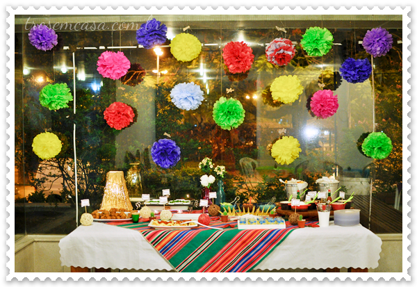decoração de festa mexicana