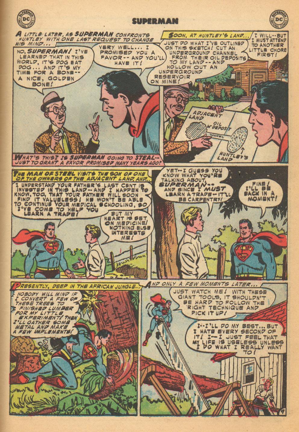 Read online Superman (1939) comic -  Issue #93 - 39