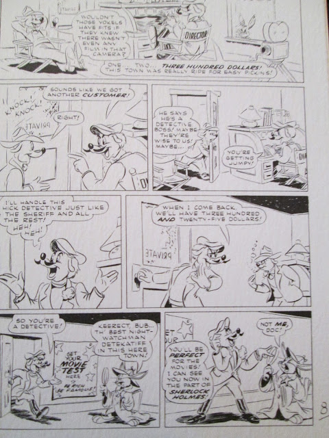 Original Bugs Bunny Sherlock Holmes comic