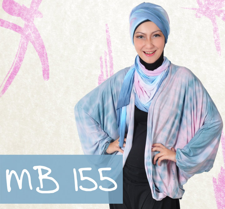 Baju Muslim Modern Cardi Bloomy Tie Dye Toko Online Baju 
