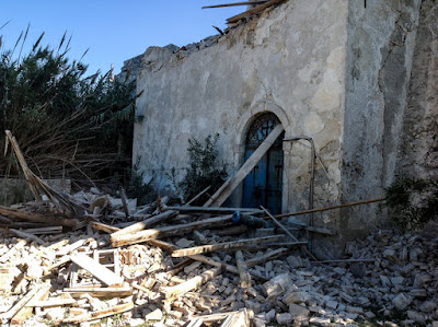 Ζημιές στο επιβλητικό καστρομονάστηρο του Αγίου Διονυσίου μετά το σεισμό στη Ζάκυνθο