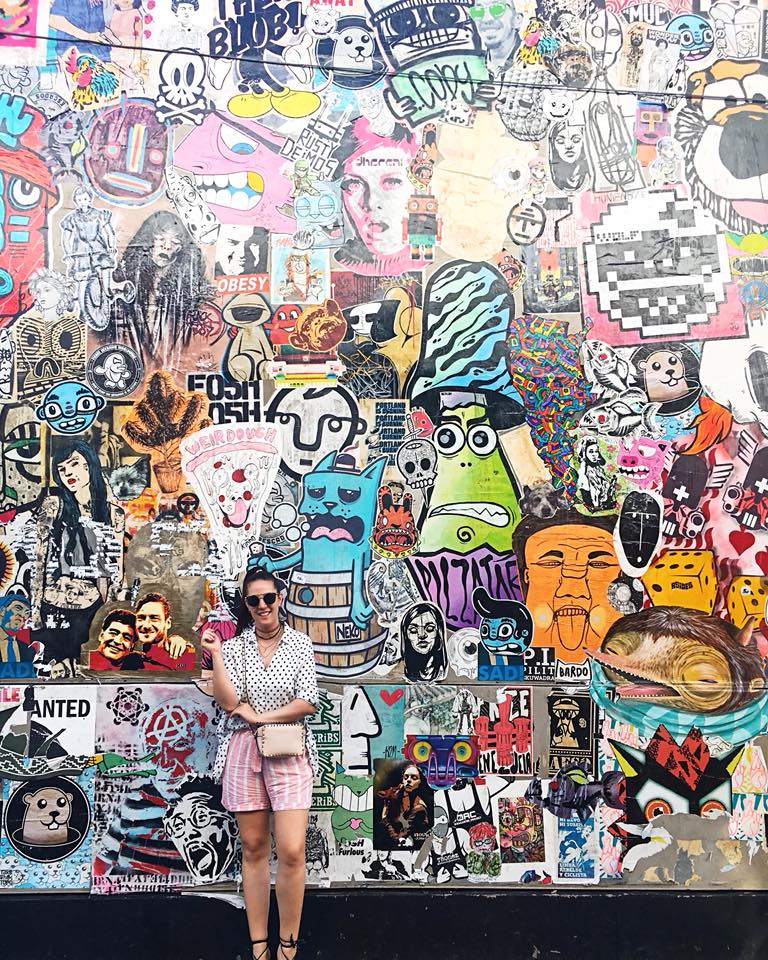 collage mural