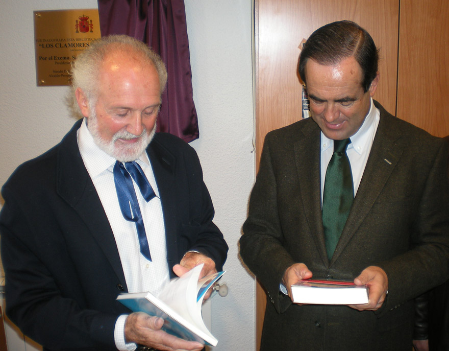 José Bono, inaugura en Peñascosa (Albacete), la Biblioteca Municipal "Clamores del Viento"