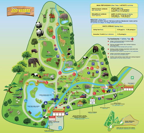 Peta Zoo Negara