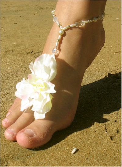 Shoes for a 'Bare-Foot' Wedding - Made on Magnetic  Horseshoe Bay