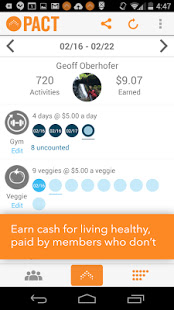 Pact app ganhar dinheiro atividade física