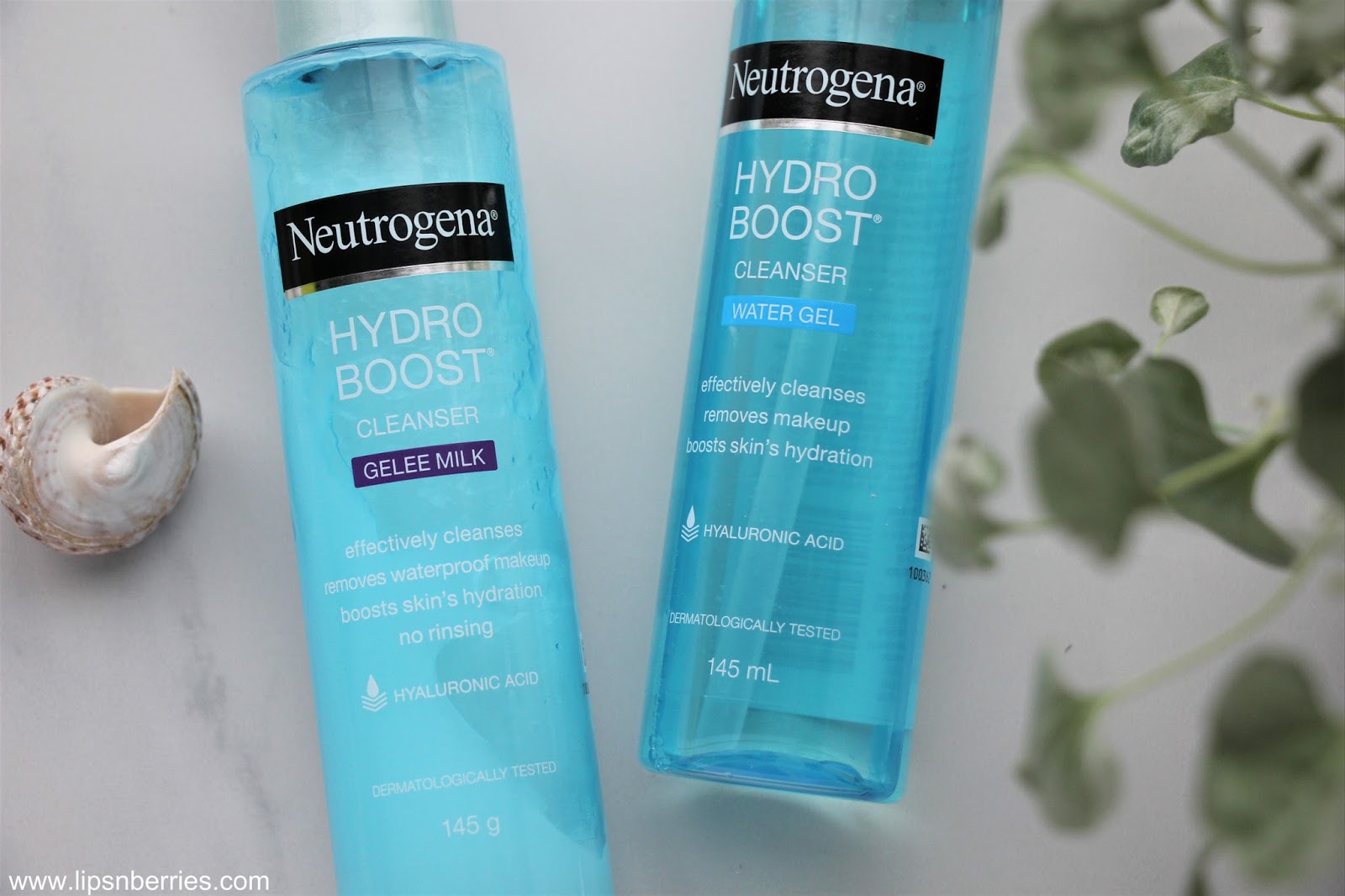 Neutrogena Hydro Boost Gel Cleansers Review LIPS n BERRIES