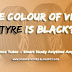 Why the colour of vehicles’ tyre is black?