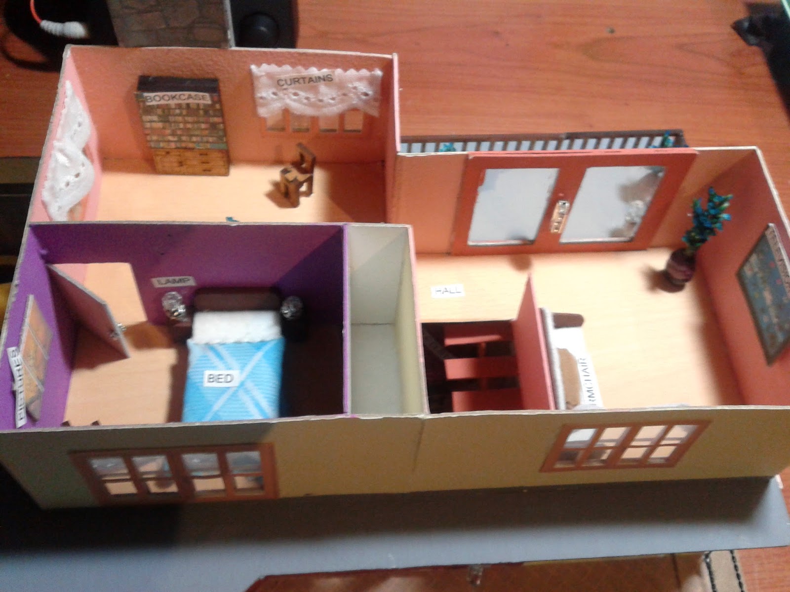 Proyectos, ocios y más: Como Hacer una Maqueta de Casa con jardin y alberca