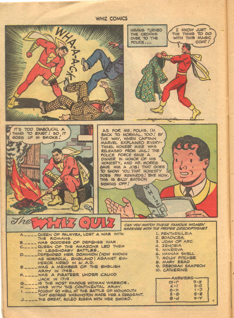 Read online WHIZ Comics comic -  Issue #108 - 12