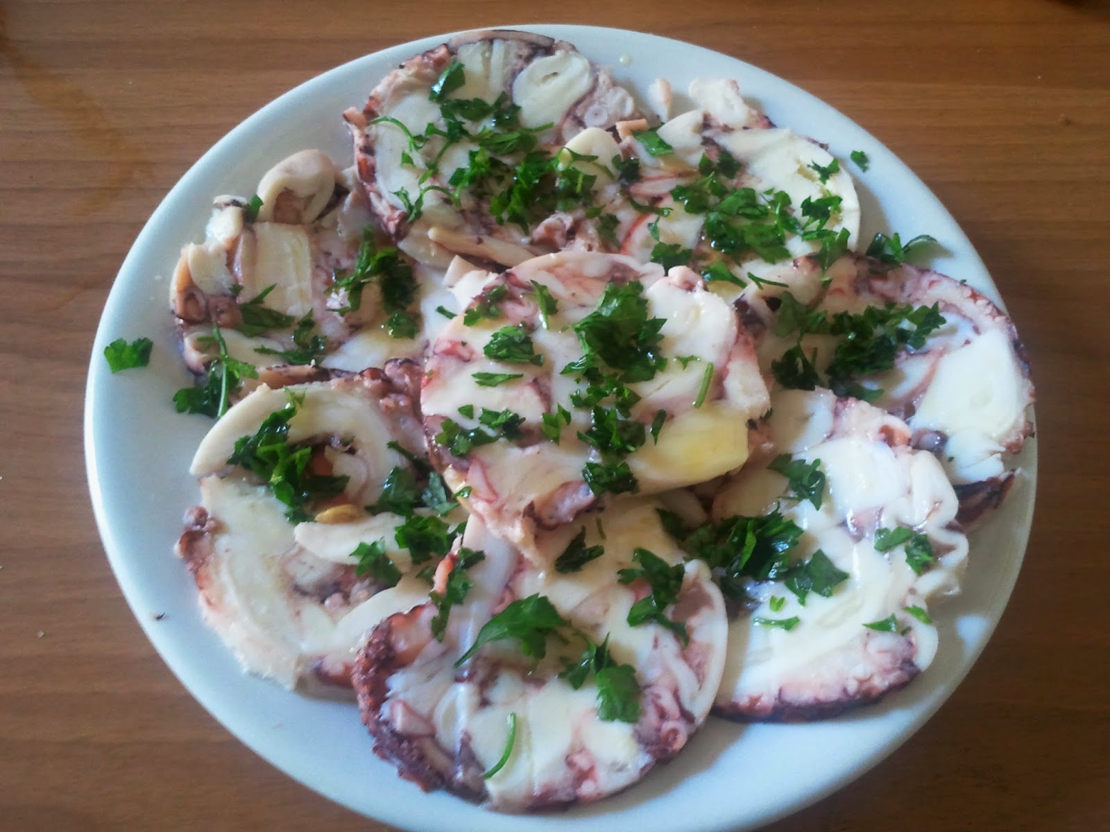 Come fare il carpaccio di polpo con la bottiglia