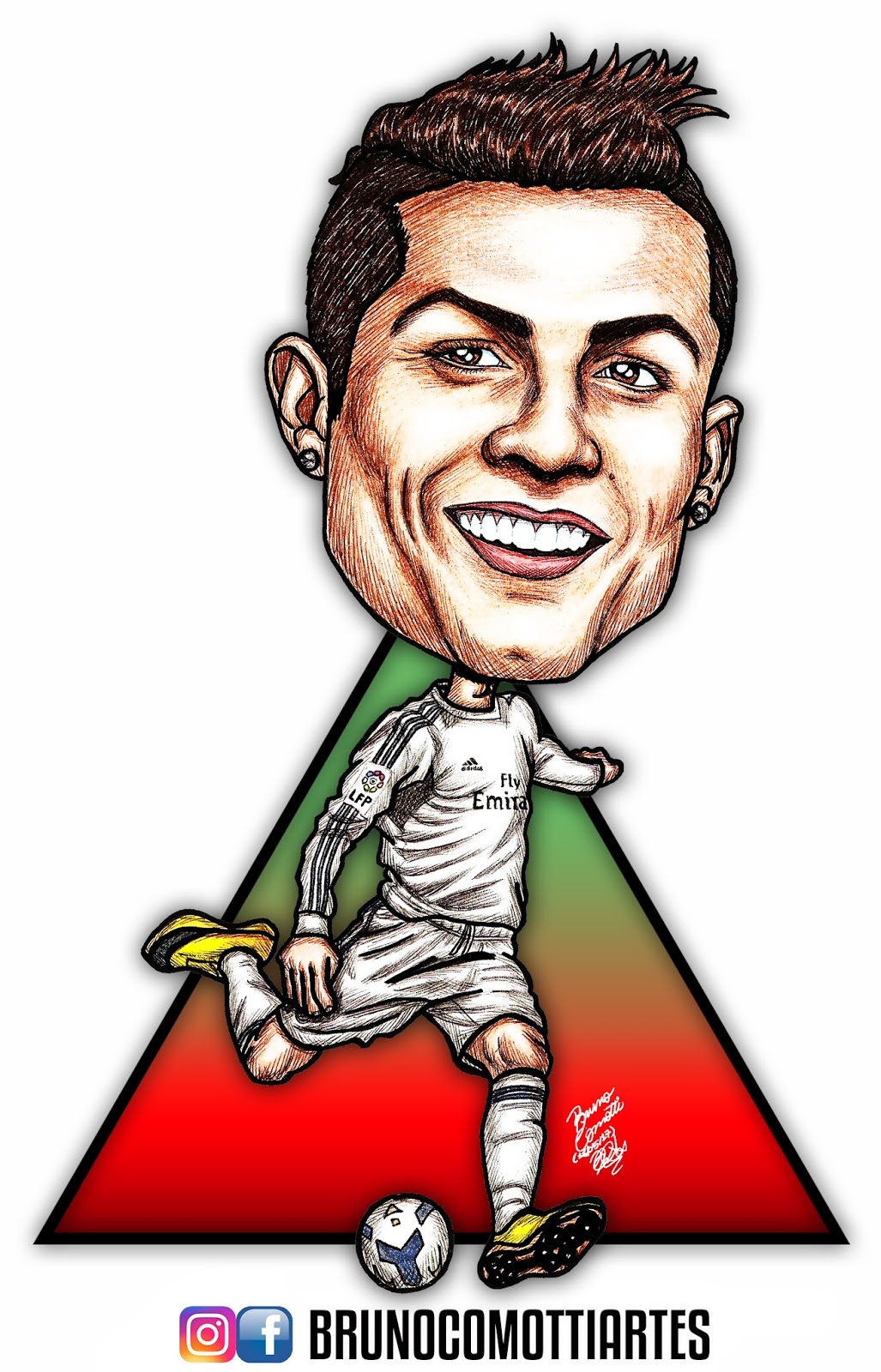 Bruno Comotti Ilustrações: Caricatura: Cristiano Ronaldo CR7