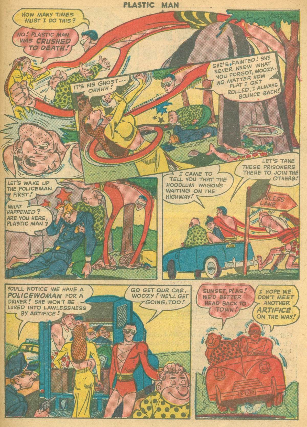 Read online Plastic Man (1943) comic -  Issue #13 - 49