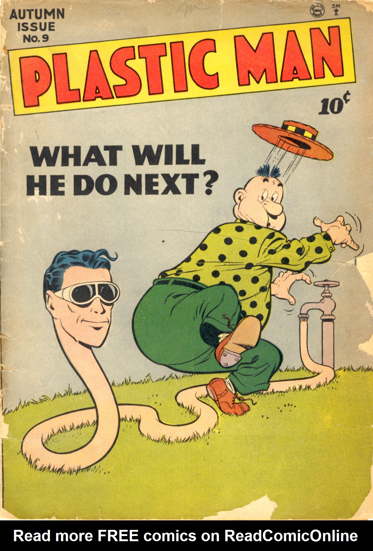 Read online Plastic Man (1943) comic -  Issue #9 - 1