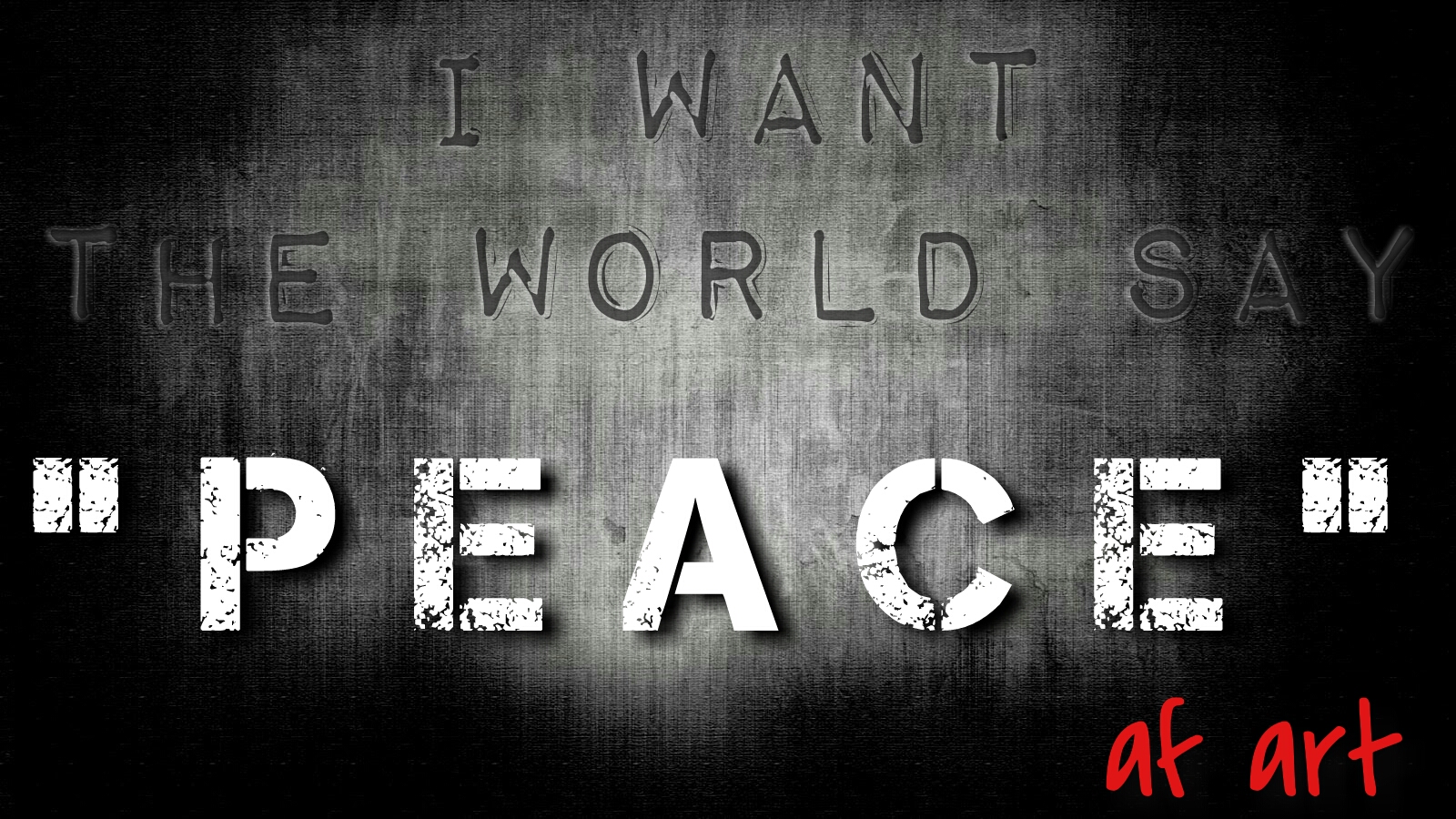 Studio Tshirt I Want The World Say Peace To You And Me studio tshirt i want the world say peace to you and me