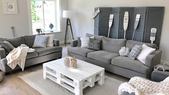 Maritimes Wohnzimmer - Beachhouse Living