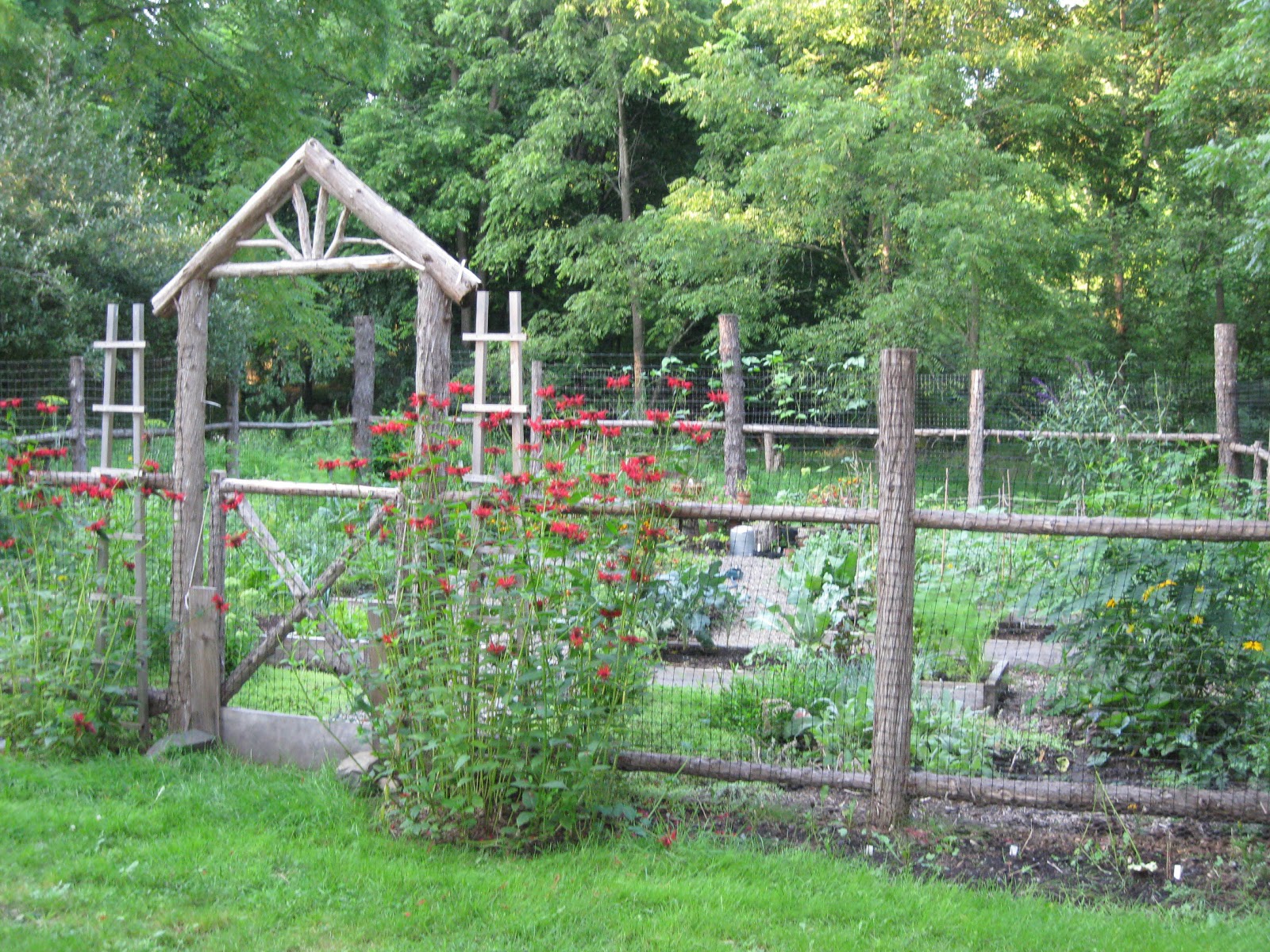 Vegetable Garden Fence Ideas Rustic